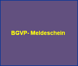BGVP- Meldeschein